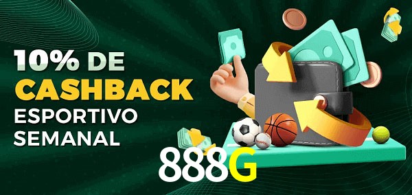 10% de bônus de cashback na 888G